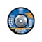 Pferd 7" x 5/8-11 Thd. POLIFAN Flap Disc - Z PSF EXTRA STEELOX, Zirconia, 40 Grit, Conical 60675 - alternate 2